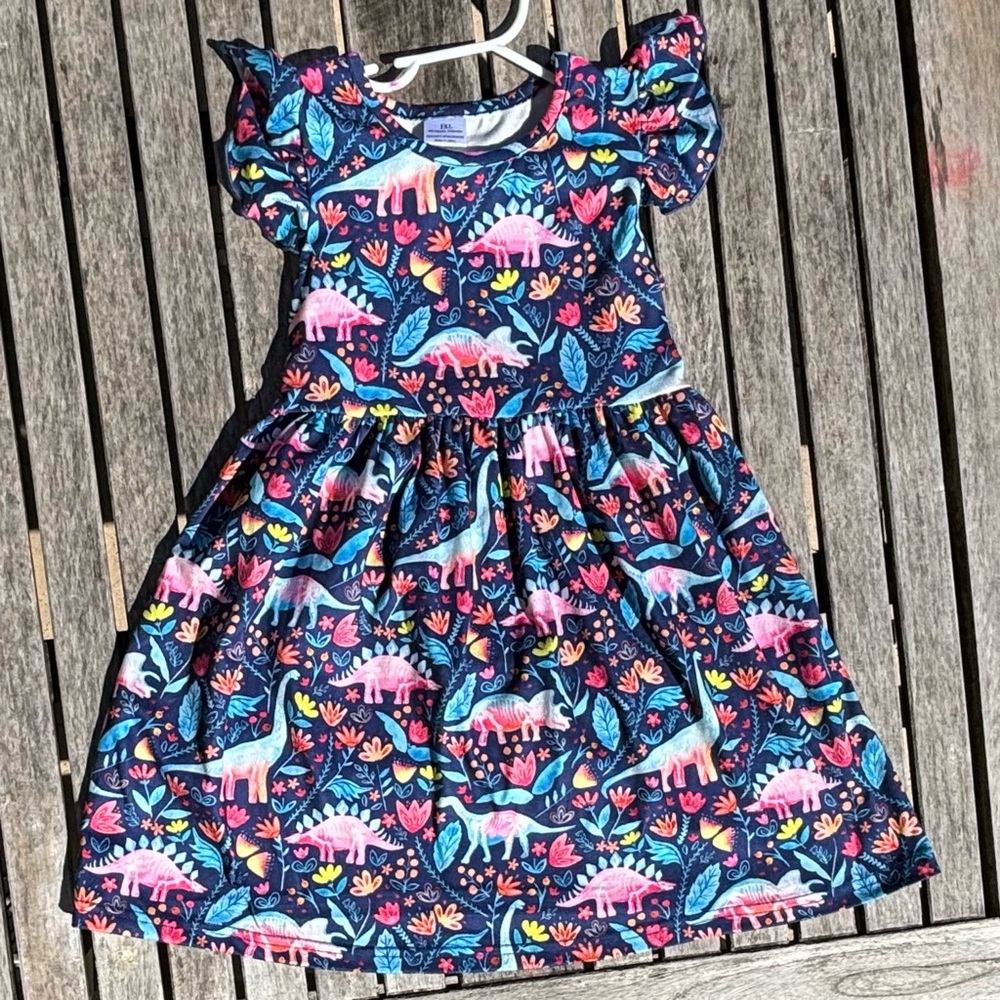 7 Dinosaur Dress